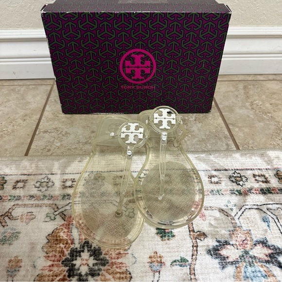 New Tory Burch MINI MILLER JELLY SANDAL size 7 - Picture 2 of 8